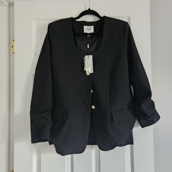 Jason Wu Elegant Black Suit Jacket - Picture 1 of 4